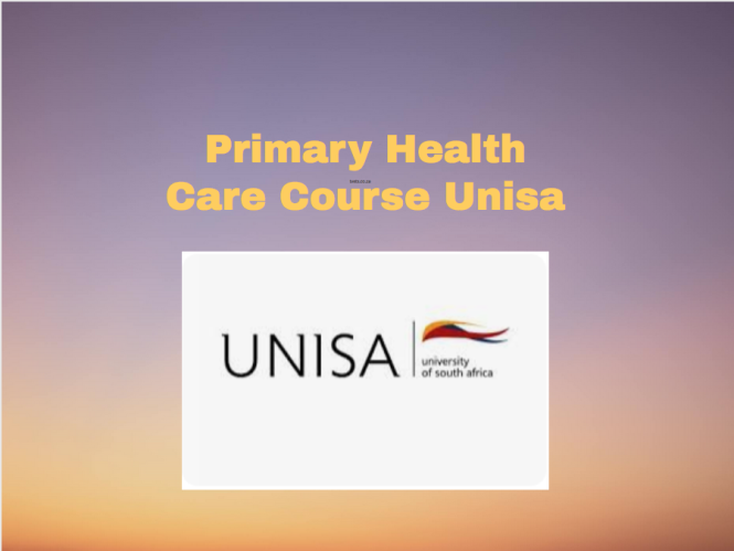  Primary Health Care Course Unisa